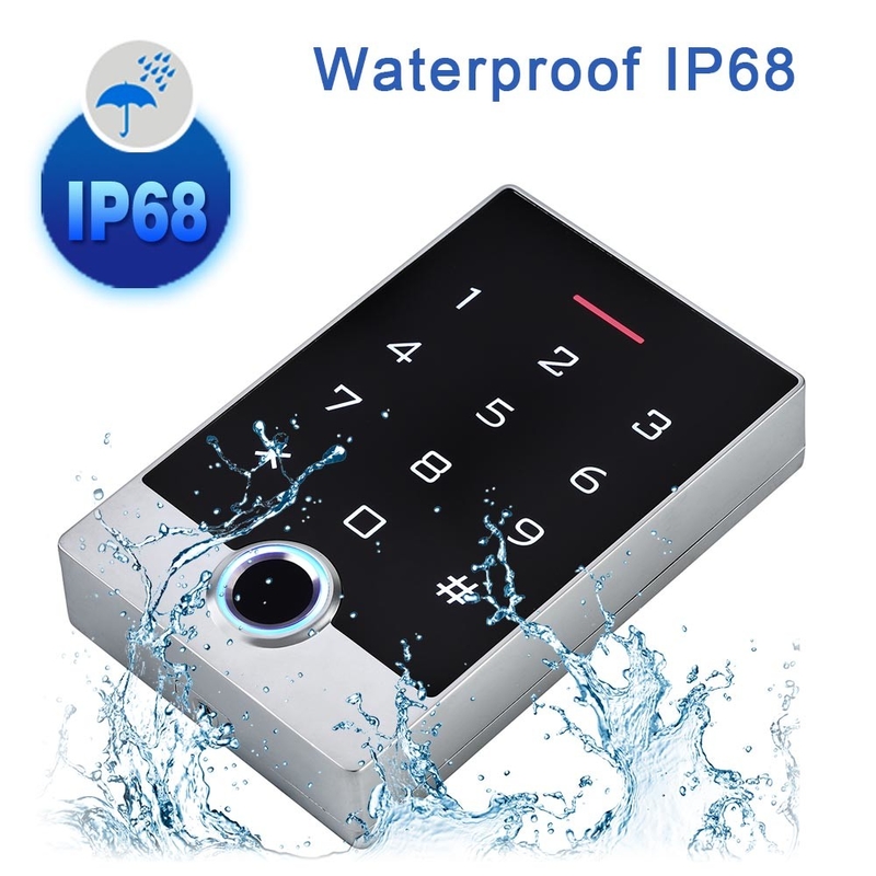 سیستم کنترل دسترسی درب Wifi Tuya IP68 صفحه کلید مستقل ضد آب RFID / اثر انگشت