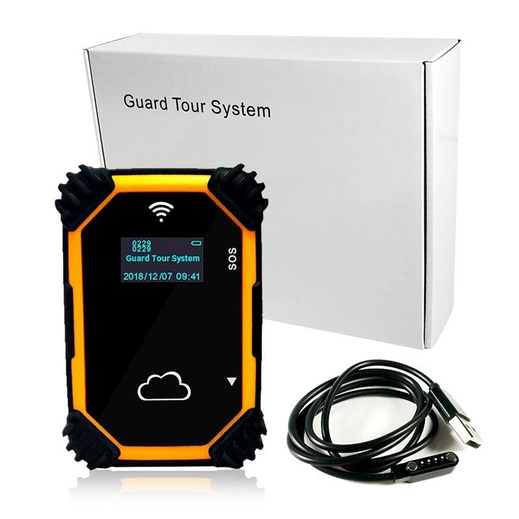 Orange Real Time Speed ​​1 Second Guard Tour Monitoring System