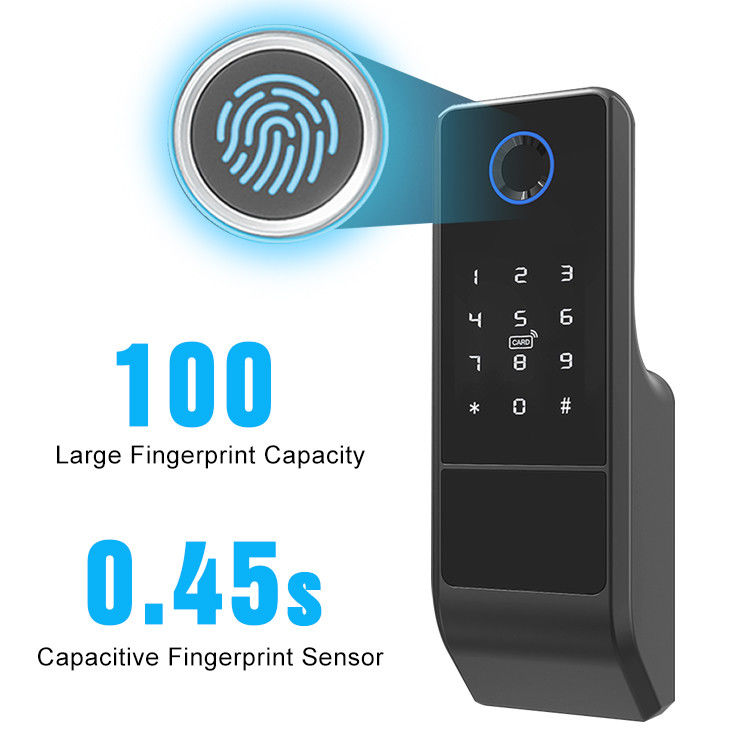 اثر انگشت صفحه اصلی انگشت Tuya Smart Lock APP Door Lock Remote Control