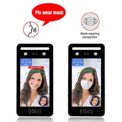 سیستم کنترل دسترسی تشخیص چهره 8 اینچ با کارت RFID بی سیم Wifi