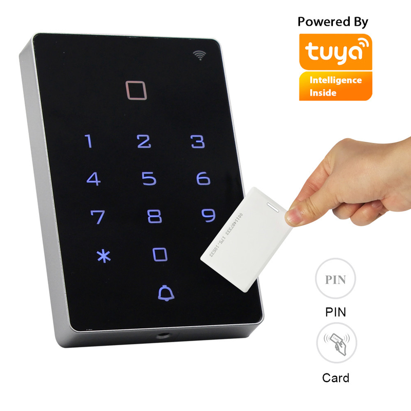 کارت خوان کنترل دسترسی به کارت RFID ضد آب IP65 Tuya APP BLT WIFI Wireless Access