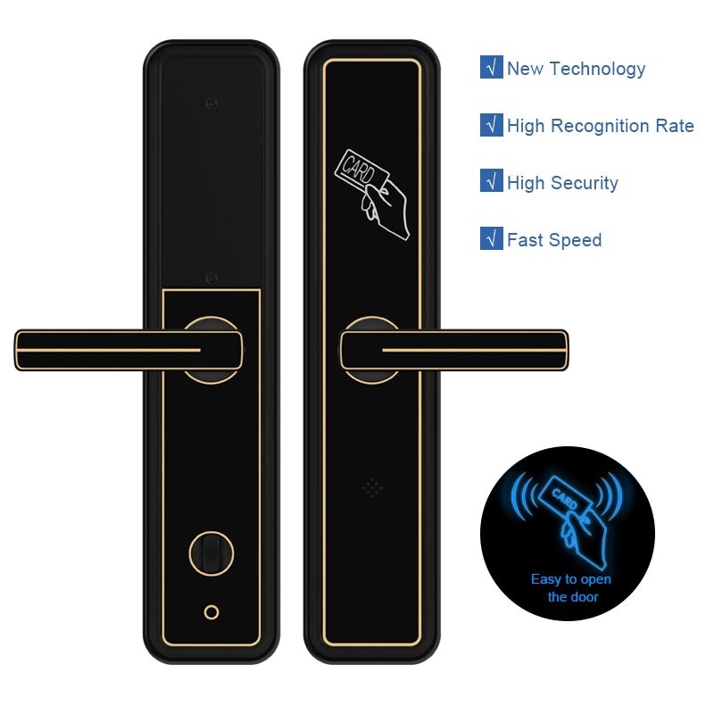 سیستم قفل درب کارت RFID هوشمند هتل T5557 / سیستم قفل کلید کارتی M1