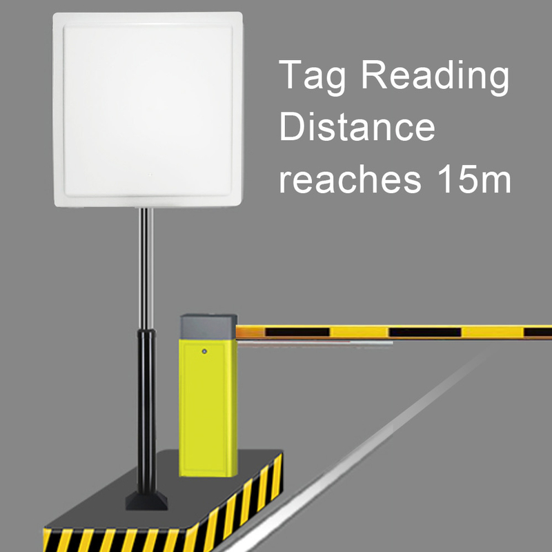 لینوکس IP67 15 متر برد بلند UHF RFID Reader USB TCP WIFI برای مدیریت پارکینگ