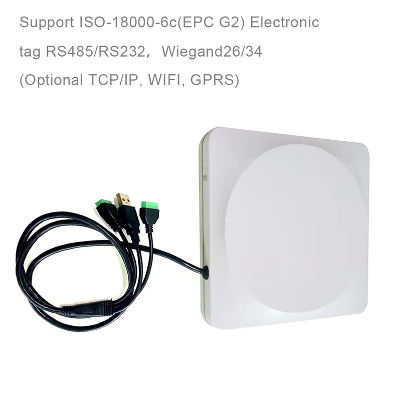 860mhz-960mhzr RFID Reader رایگان SDK ضد آب با فاصله 8 متری کارت نویس UHF