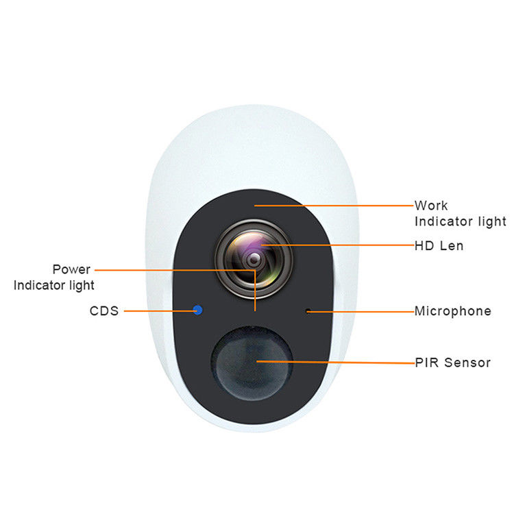 دوربین امنیتی بی سیم Ip HD 1080p دو طرفه صوتی با برنامه موبایل
