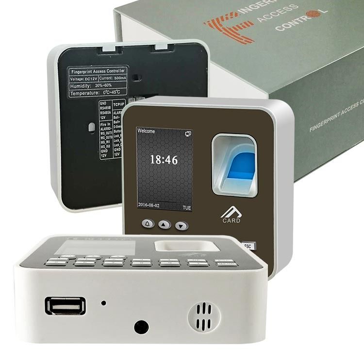 TFT LCD RFID Card 2.4 &quot;Fingerprint Machine Attendance Machine Cloud
