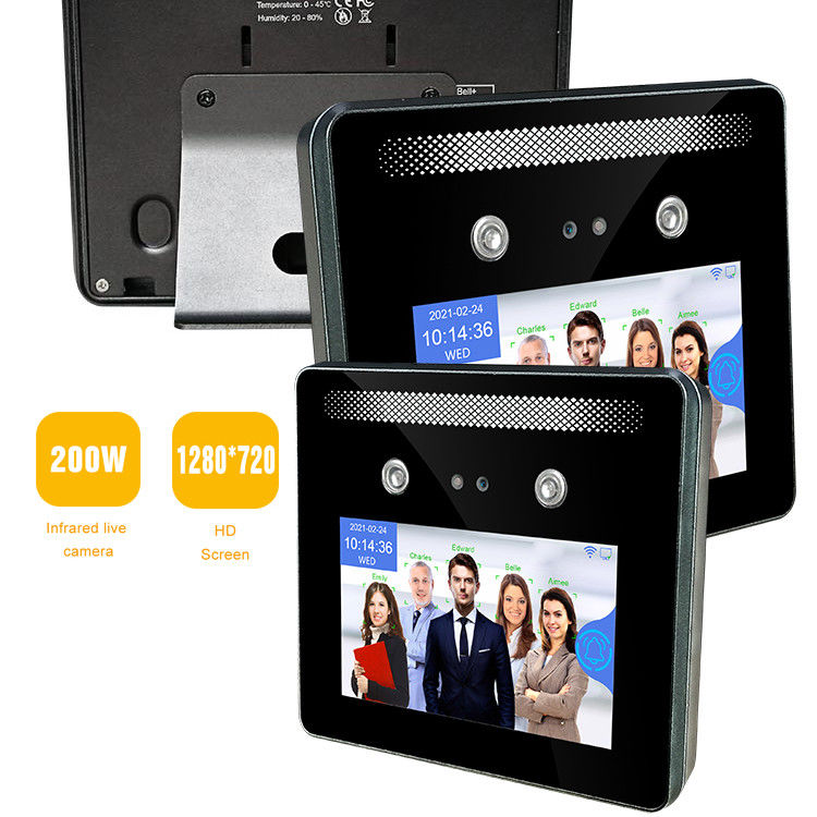 Dynamic 5.0 Inch Recognition Machines RoHS Time حضور سیستم کنترل دسترسی