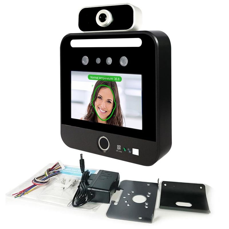 کیوسک مستقل اسکنر دما تشخیص چهره Verifica C19 ایتالیا