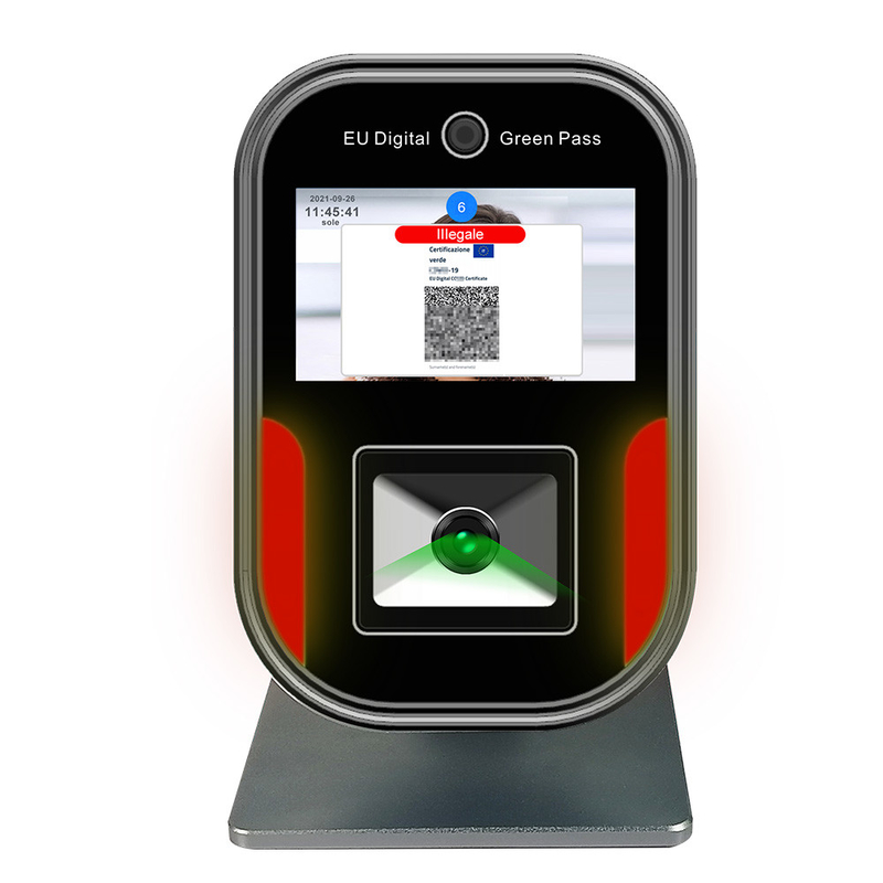 نمایشگر LCD 5 اینچی روسیه EU EU Green Pass Scanner QR Code Reader اسکنر