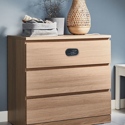 قفل هوشمند الکتریکی Tuya کارت RFID رمز عبور اثر انگشت بیومتریک برای کشو کابینت