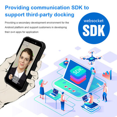 TIMY HF2 اسکنر حضور بیومتریک رگ های دست قابل حمل ترمینال PVR باتری داخلی 4G LTE 2G 3G چند باند