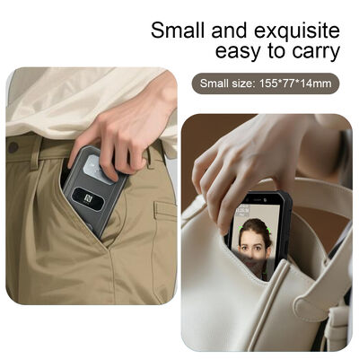 5صفحه لمسی.5 اینچ 、 0.3s تشخیص سریع چهره ترمینال زمان حضور - 5000 ظرفیت چهره برای حضور تلفن همراه