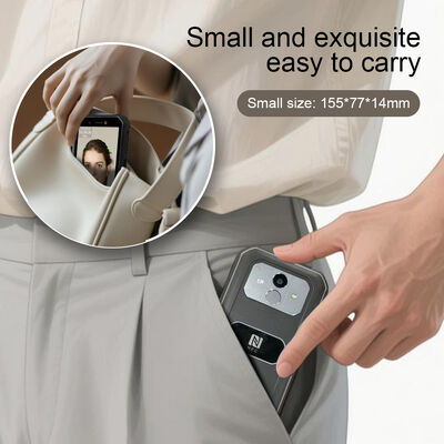 سیستم حضور در زمان قابل حمل ترمینال تشخیص چهره بیومتریک اندروید