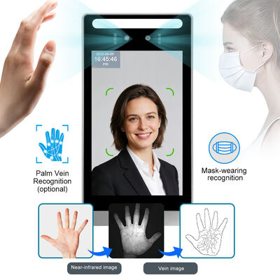 SI-A08 Android Face Recognition Access Terminal – Featuring RK3568 Quad-Core Processor, 8 Inch HD Touchscreen, and 10,000 User Capacity with Binocular Liveness Detection