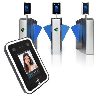 RoHS سیستم کنترل دسترسی تشخیص چهره با صفحه لمسی 4.3 اینچی
