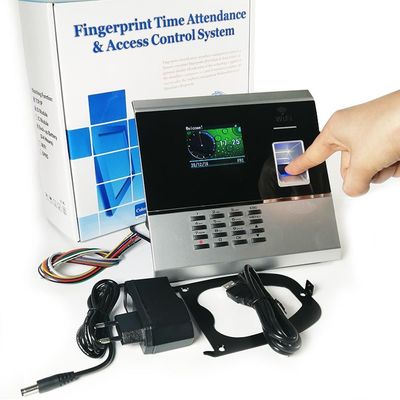 دستگاه حضور و غیاب اثر انگشت LCD سیم کارت وای فای بی سیم 1.25 کیلوگرمی