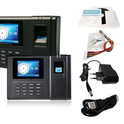 ضبط کننده حضور زمان اثر انگشت شبکه پانچ 2.8 اینچ