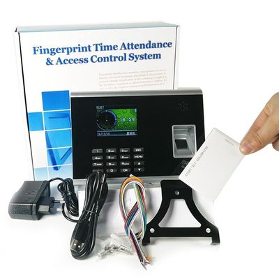 دستگاه حضور و غیاب اثر انگشت دفتر کارمند صفحه کلید 9 ولت