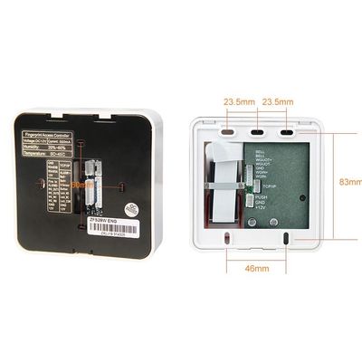 سیستم کنترل دسترسی درب اثر انگشت صفحه کلید مطب مطب دفتر