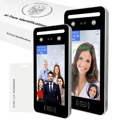 AI Visible Light WDR Dynamic Face Recognition Face System 8 inch touch touch screen