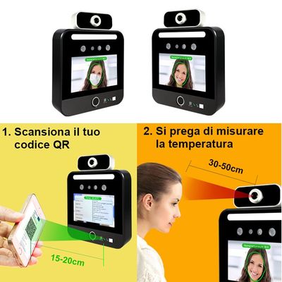 سیستم سیستم عامل سیستم تشخیص چهره دما اسکن Eu Health Green Pass Reader