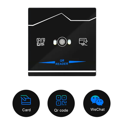 Wiegand26 / 34 Interface RFID Proximity Card Reader القایی خودکار شیشه سکوریت